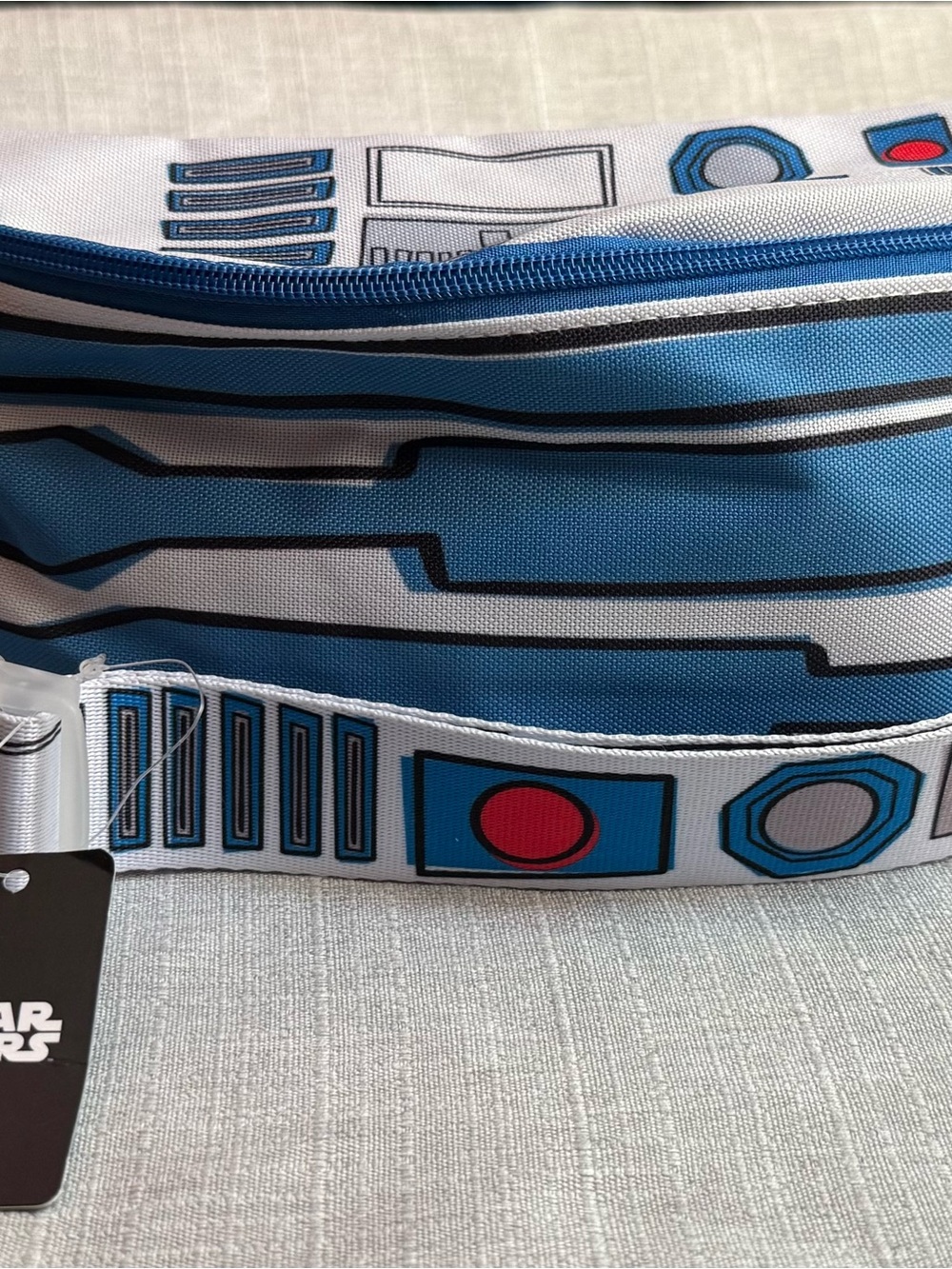 Star Wars R2-D2 Inspired Blue and White Waist Bag